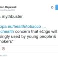 Well known ecig lover Simon Capewell is tweeting this morning with a link to the EU’s E-cigarettes Myth Buster – a pretty document clearly designed to persuade us that all […]