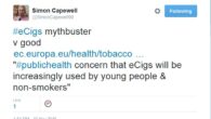 Well known ecig lover Simon Capewell is tweeting this morning with a link to the EU’s E-cigarettes Myth Buster – a pretty document clearly designed to persuade us that all […]